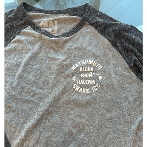 Matsumoto Shaved Ice soft raglan xxl black grey EUC